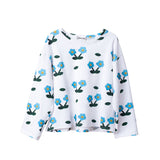Camiseta estampada flores