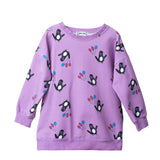 Vestido sudadera pingüinos