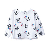 Camiseta bebé pingüinos