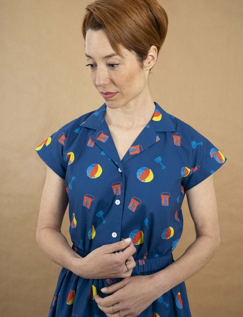 Camisa mujer "juegos de playa" - Junito's Closet