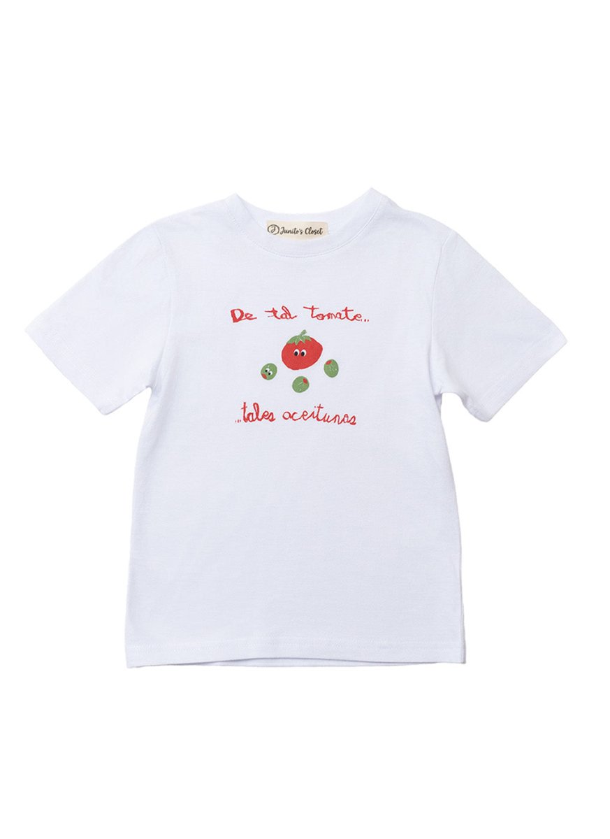 Camiseta "De tal tomate... tales aceitunas" - Junito's Closet