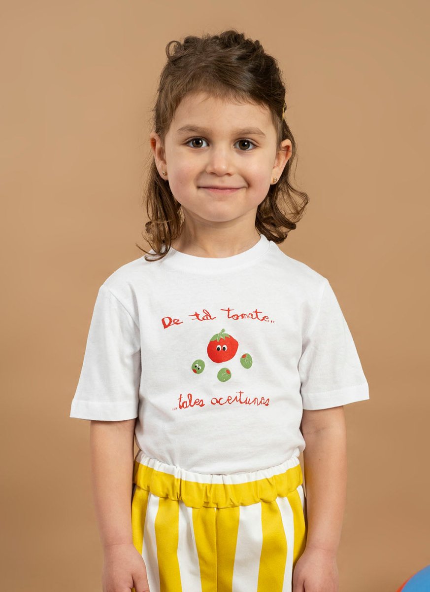 Camiseta "De tal tomate... tales aceitunas" - Junito's Closet