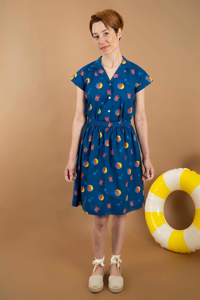 Camisa mujer "juegos de playa" - Junito's Closet