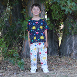 Camiseta 'Espacio' color negro