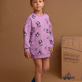 Vestido sudadera pingüinos