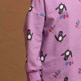 Vestido sudadera pingüinos