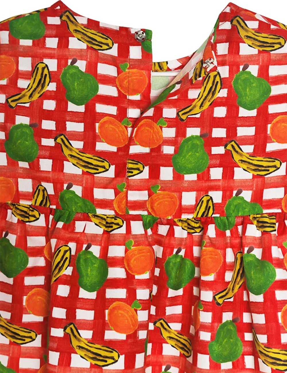 Vestido Frutas Vichy