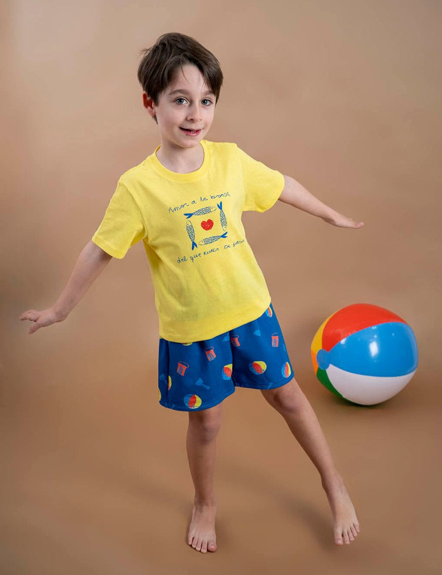 Pantalón "Juegos de playa" - Junito's Closet