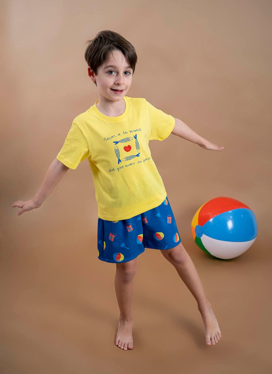 Pantalón "Juegos de playa" - Junito's Closet