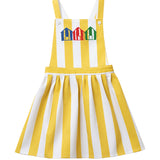 Embroidered pinafore