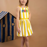 Embroidered pinafore