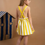 Embroidered pinafore