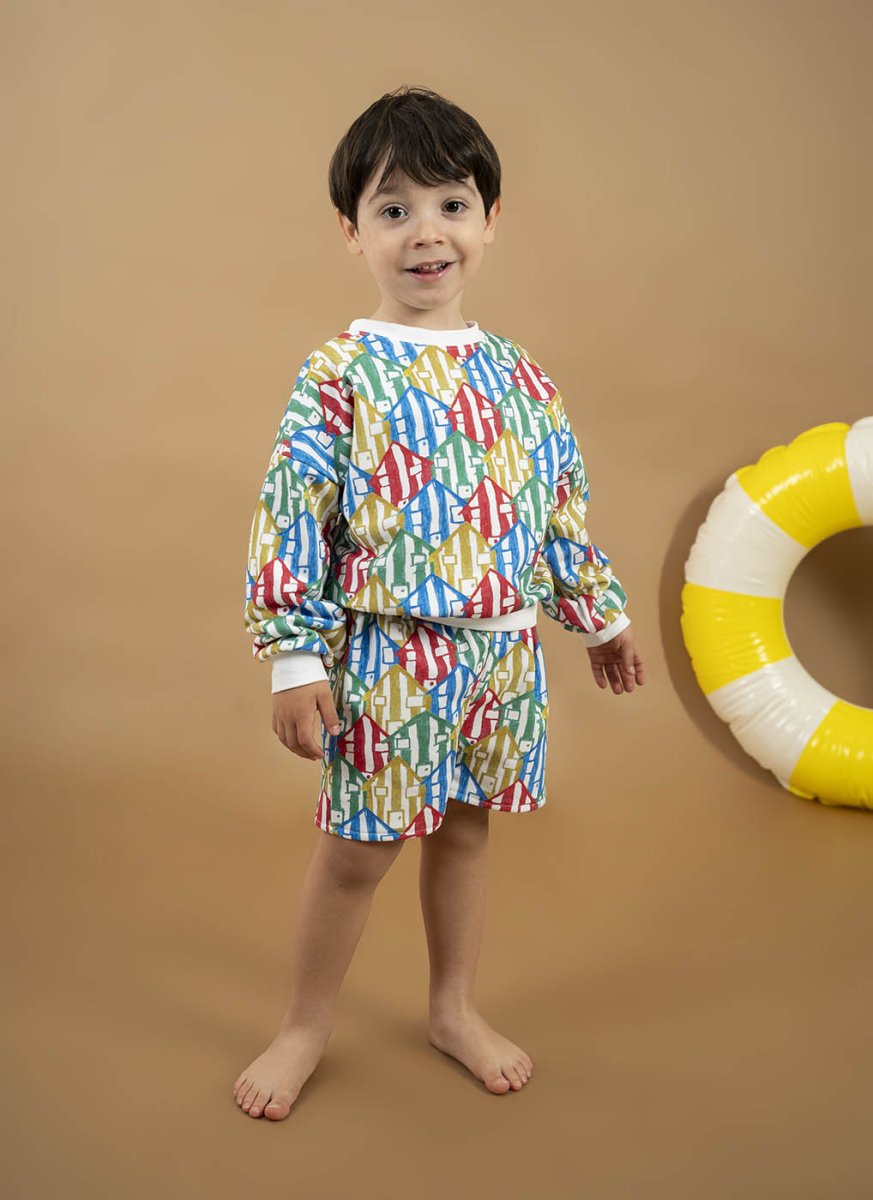 Sudadera "casitas de playa" - Junito's Closet