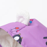 Chubasquero Pingüinos (forro borreguito algodón)