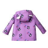 Chubasquero Pingüinos (forro borreguito algodón)