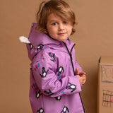 Chubasquero Pingüinos (forro borreguito algodón)