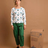 Pantalón rayas mujer