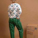 Pantalón rayas mujer