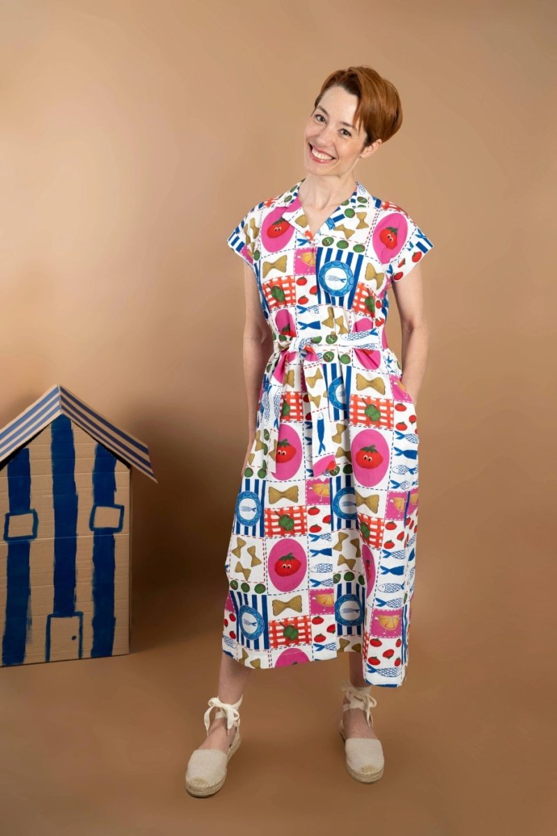 Vestido mujer "comida mediterránea" - Junito's Closet