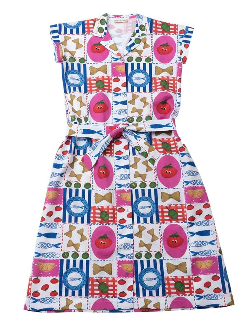 Vestido mujer "comida mediterránea" - Junito's Closet