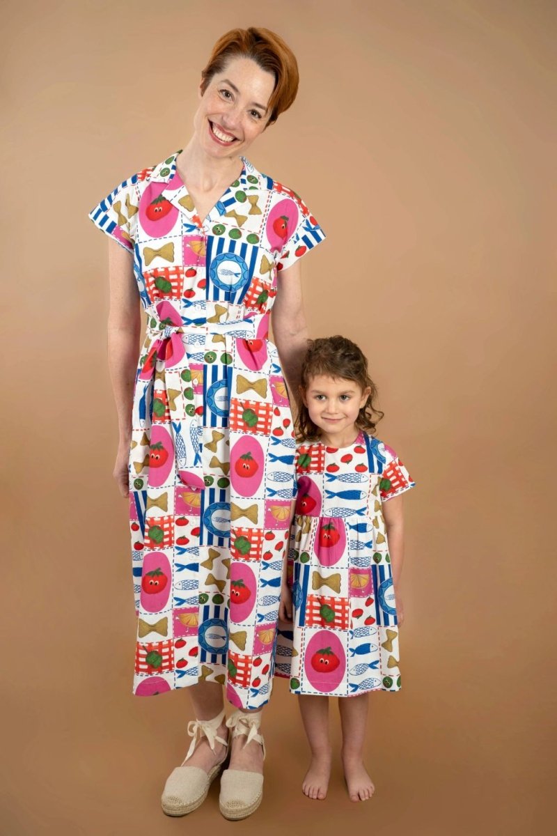 Vestido mujer "comida mediterránea" - Junito's Closet