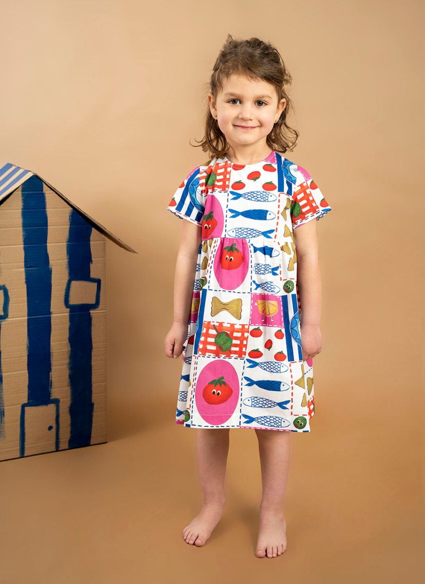 Vestido "comida mediterránea" - Junito's Closet