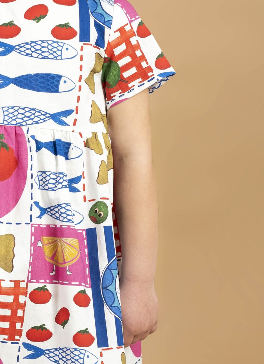 Vestido "comida mediterránea" - Junito's Closet