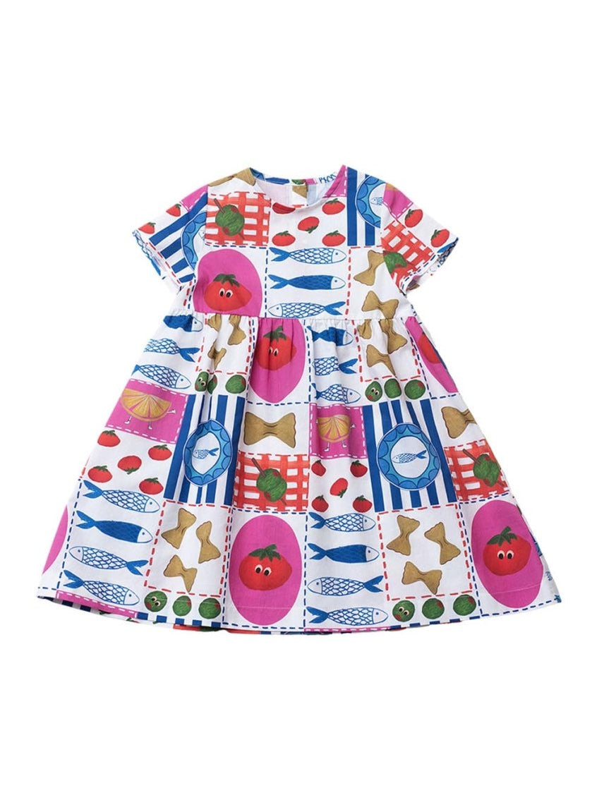 Vestido "comida mediterránea" - Junito's Closet