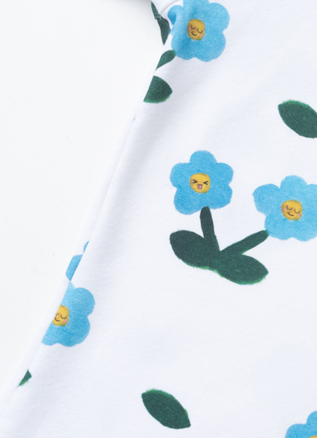 Detalle camiseta blanca mujer algodon organico Junito's Closet