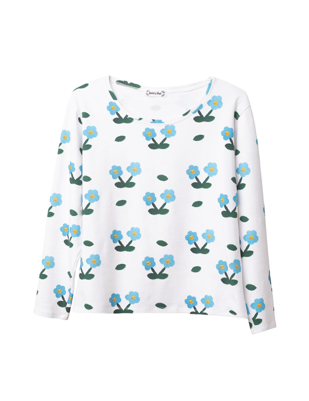 Camiseta manga larga mujer estampado floral diseño exclusivo Junito's Closet